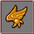 kay faraday's yategarasu badge. it links to my twitter account