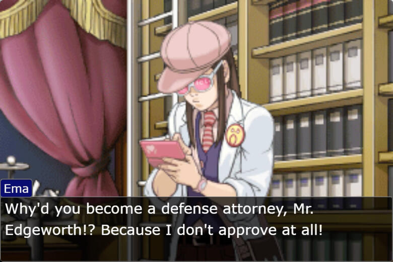 edgeworth's office from ace attorney